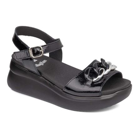 Callaghan 29910 Llana Sleehak Sandalen Dames Zwart | NLSIATZ
