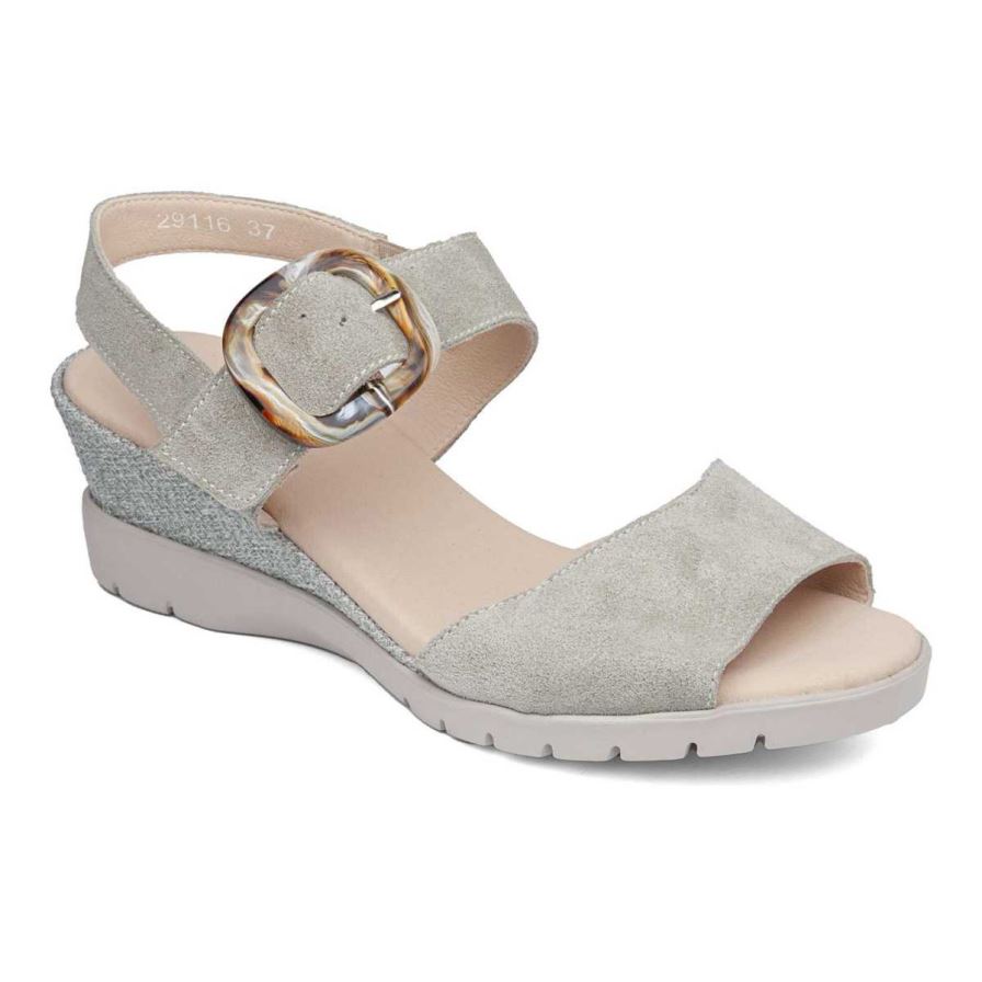 Callaghan 29116 Esperanza Sleehak Sandalen Dames Mintgroen | NLUHCKX