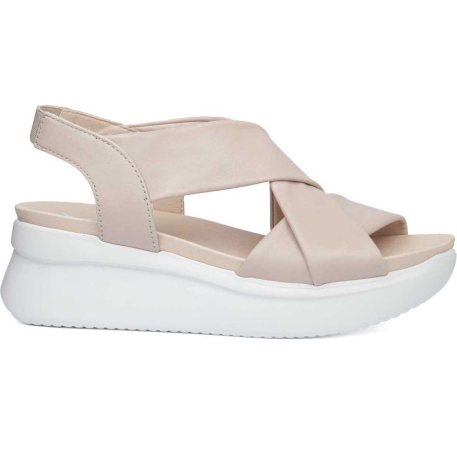 Callaghan 29904 Llana Sandalen Plateauzool Dames Roze | NLIQLKN