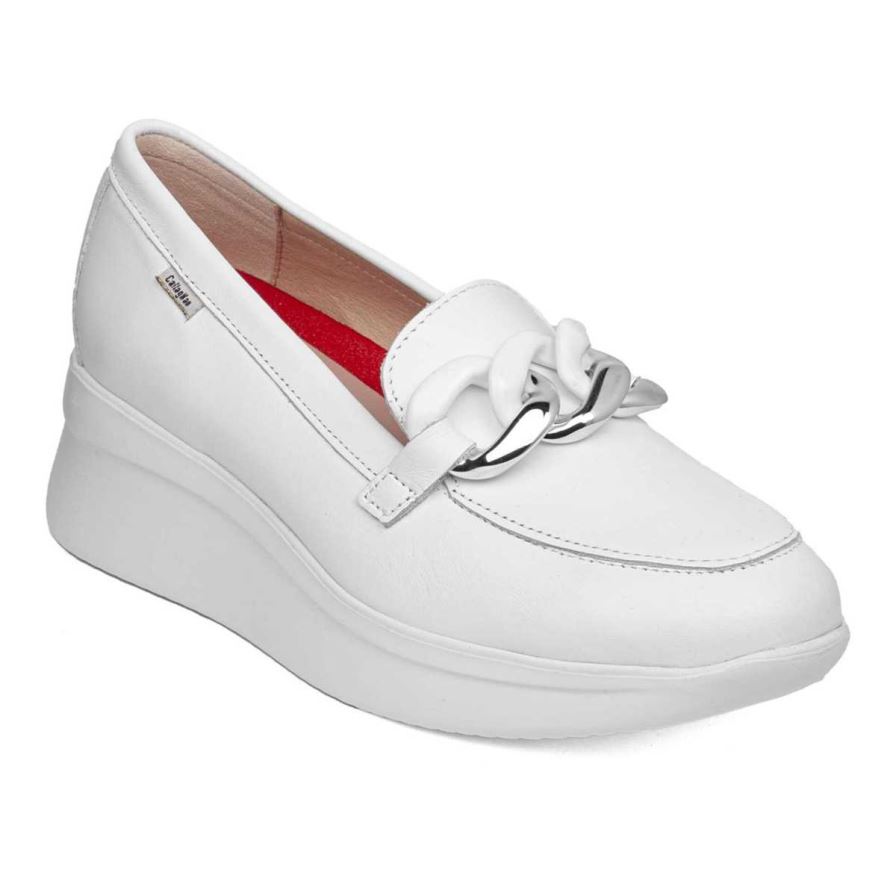 Callaghan 30019 Hanna Platform Schoenen Dames Wit | NLQRKCD