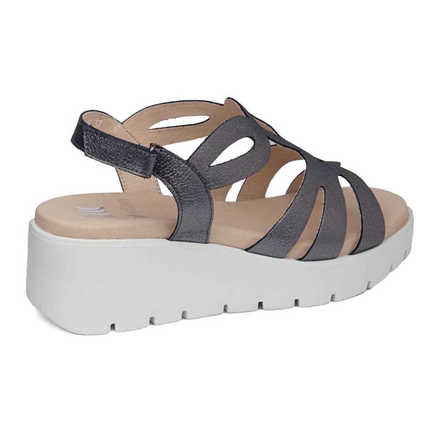 Callaghan 32005 Bera Sandalen Plateauzool Dames Zwart | NLODMTH