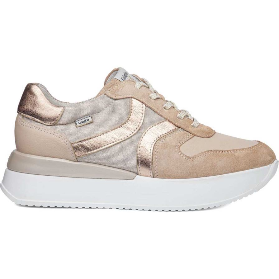 Callaghan 51204 Dina Sneakers Dames Goud | NLOBXWP
