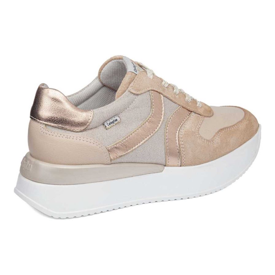 Callaghan 51204 Dina Sneakers Dames Goud | NLOBXWP