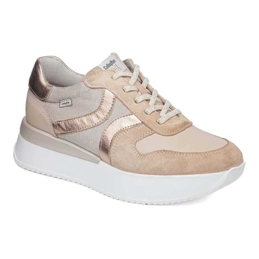 Callaghan 51204 Dina Sneakers Dames Goud | NLOBXWP