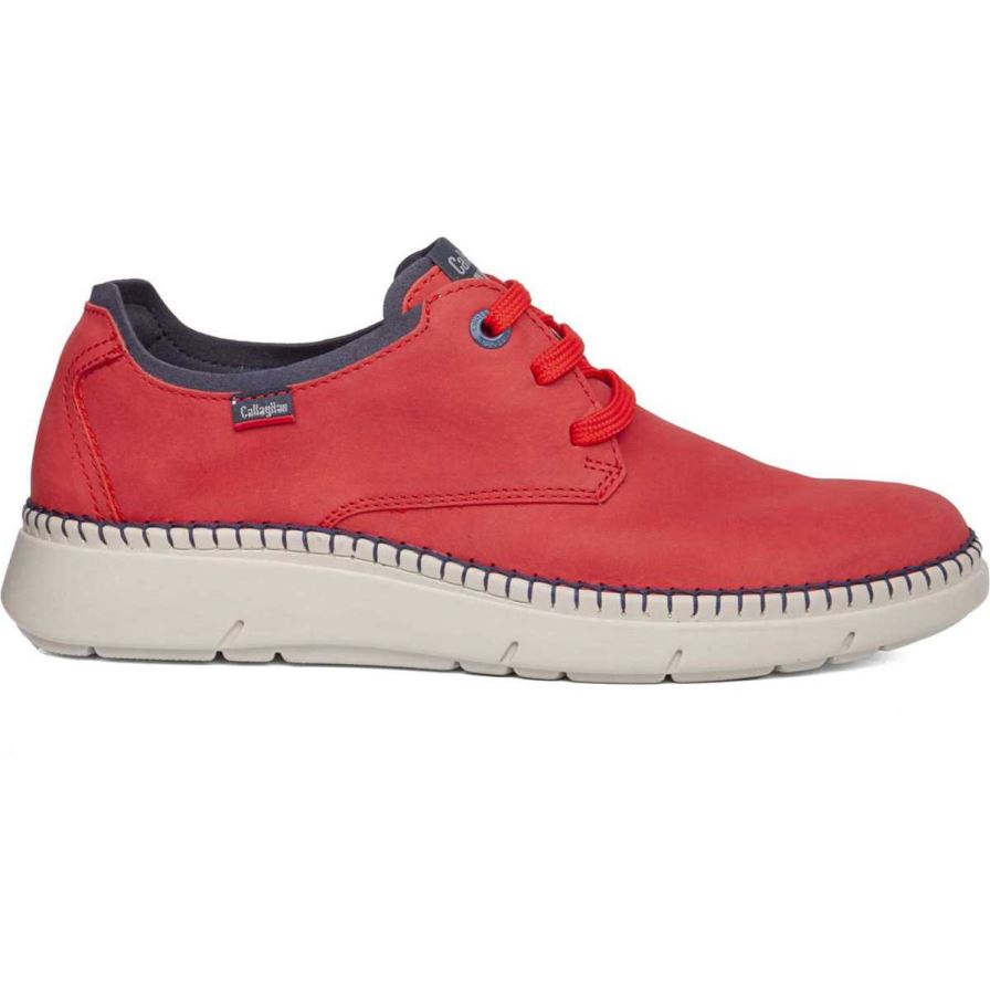 Callaghan 53500 Circular Veterschoenen Heren Rood | NLONSPJ