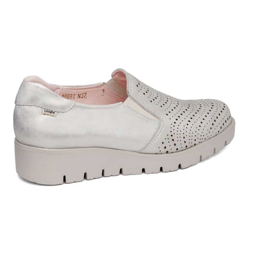 Callaghan 89892 Haman Platform Schoenen Dames Zilver | NLFVNLR