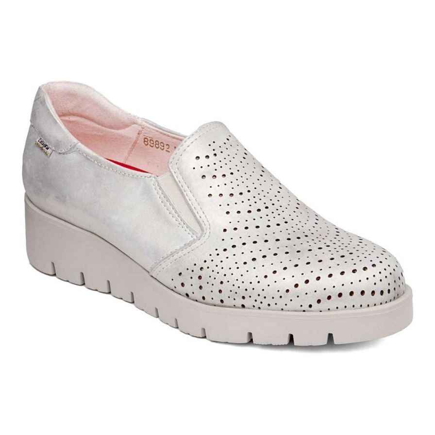 Callaghan 89892 Haman Platform Schoenen Dames Zilver | NLFVNLR